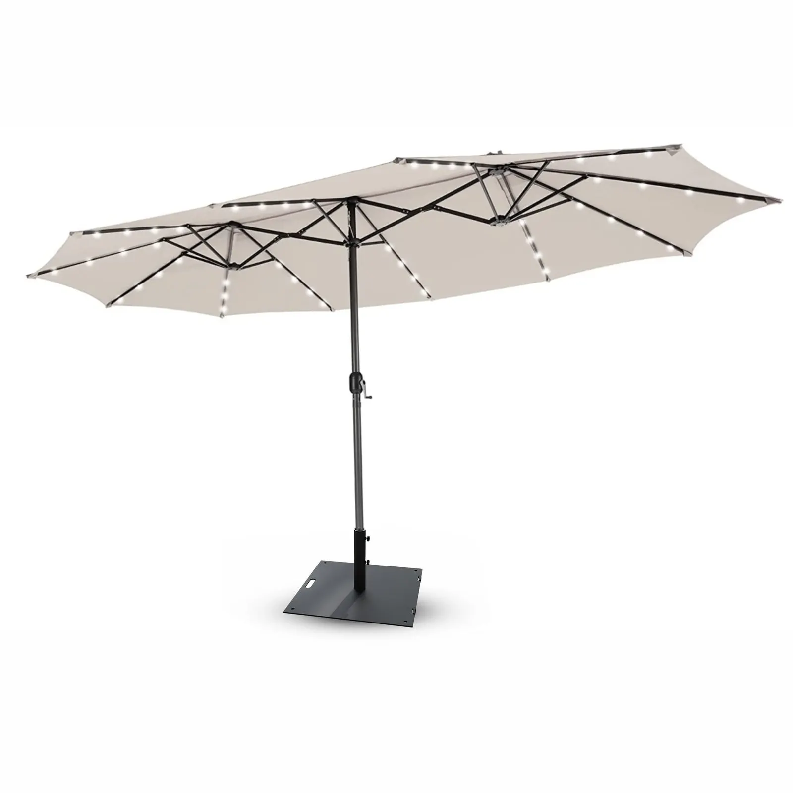 The Backyard Banger set up outdoors under a patio umbrella for an event.